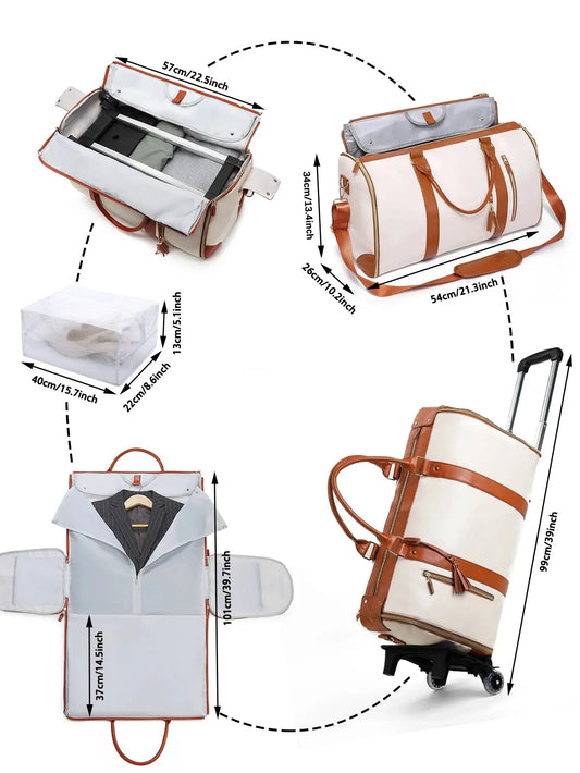 PackMore Foldable Trolley – Big Space, Easy Travel! VitalTravel Official Store