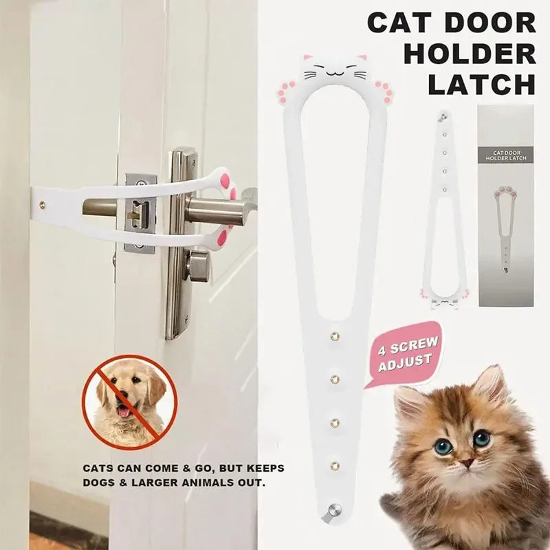 Purrfect Passage: Cat Door Latch Holder