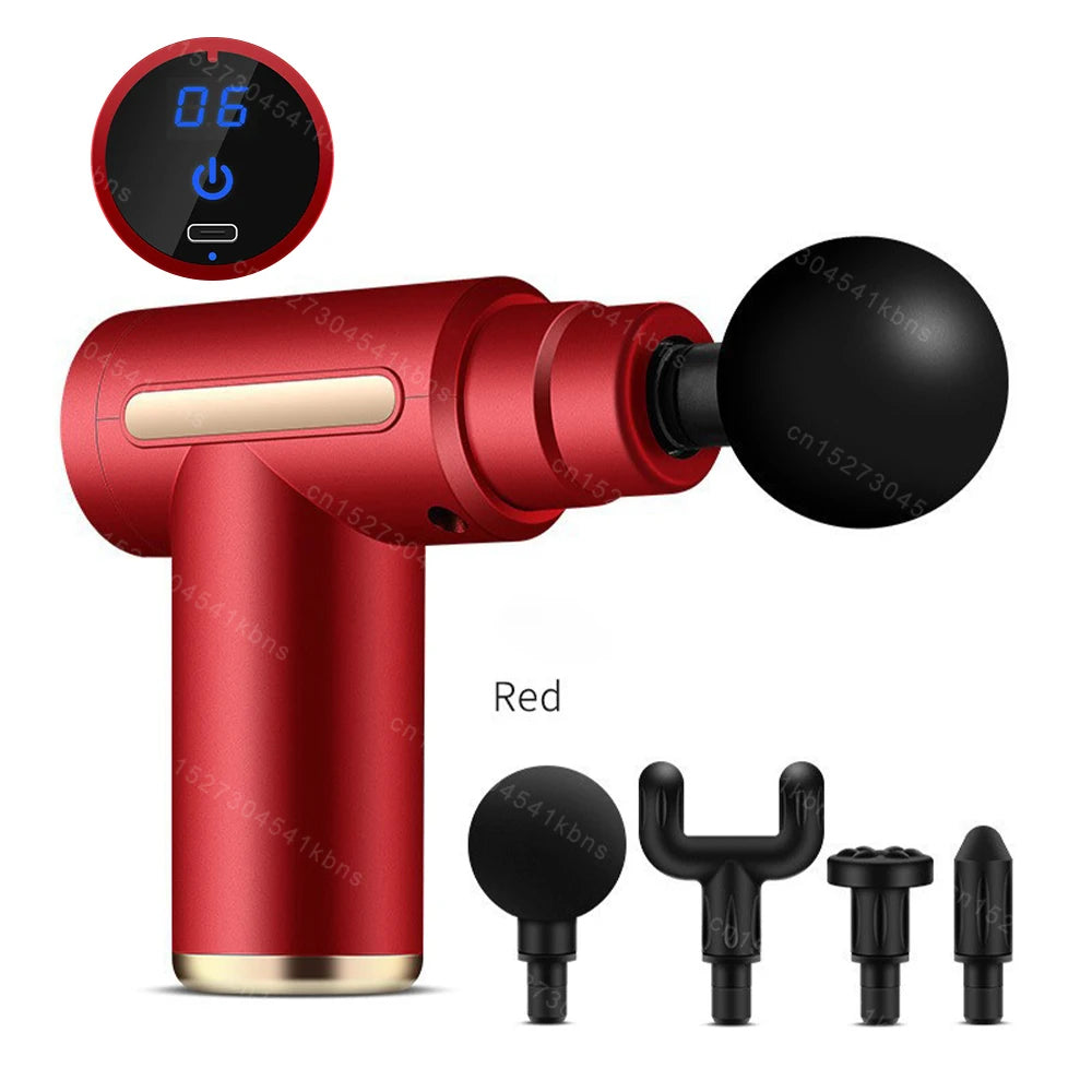 Mini Muscle Massage Gun Protable Body Massager Deep Handheld