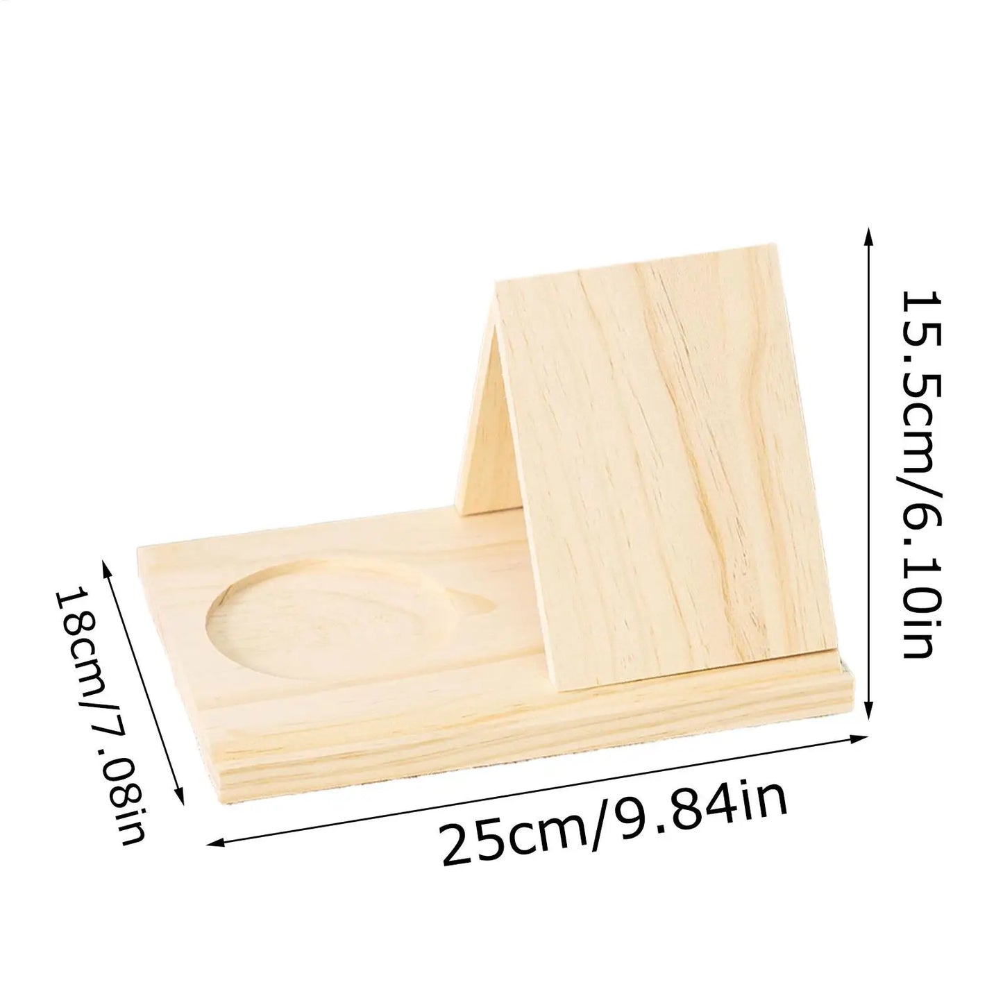 ReadEase™ Wooden Book Stand 📚 — Hands-Free Comfort & Style