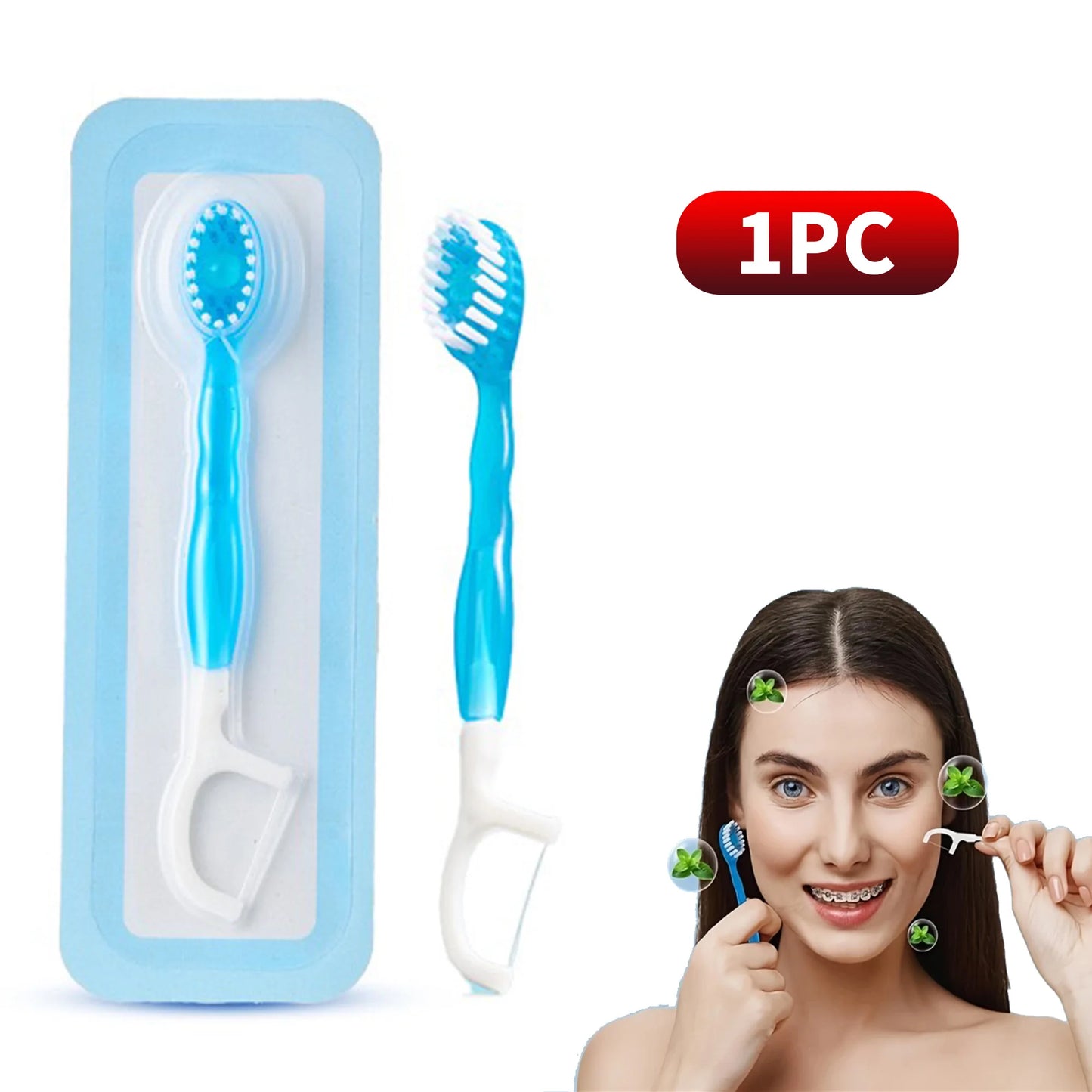FreshFix 5-in-1 – Brush, Floss & Scrape Anywhere!