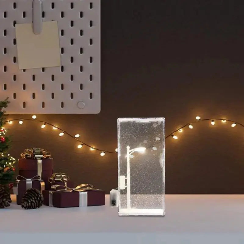 Handmade Snow Night Street Lamps Material Kit Christmas Crafts Snowy AliExpress