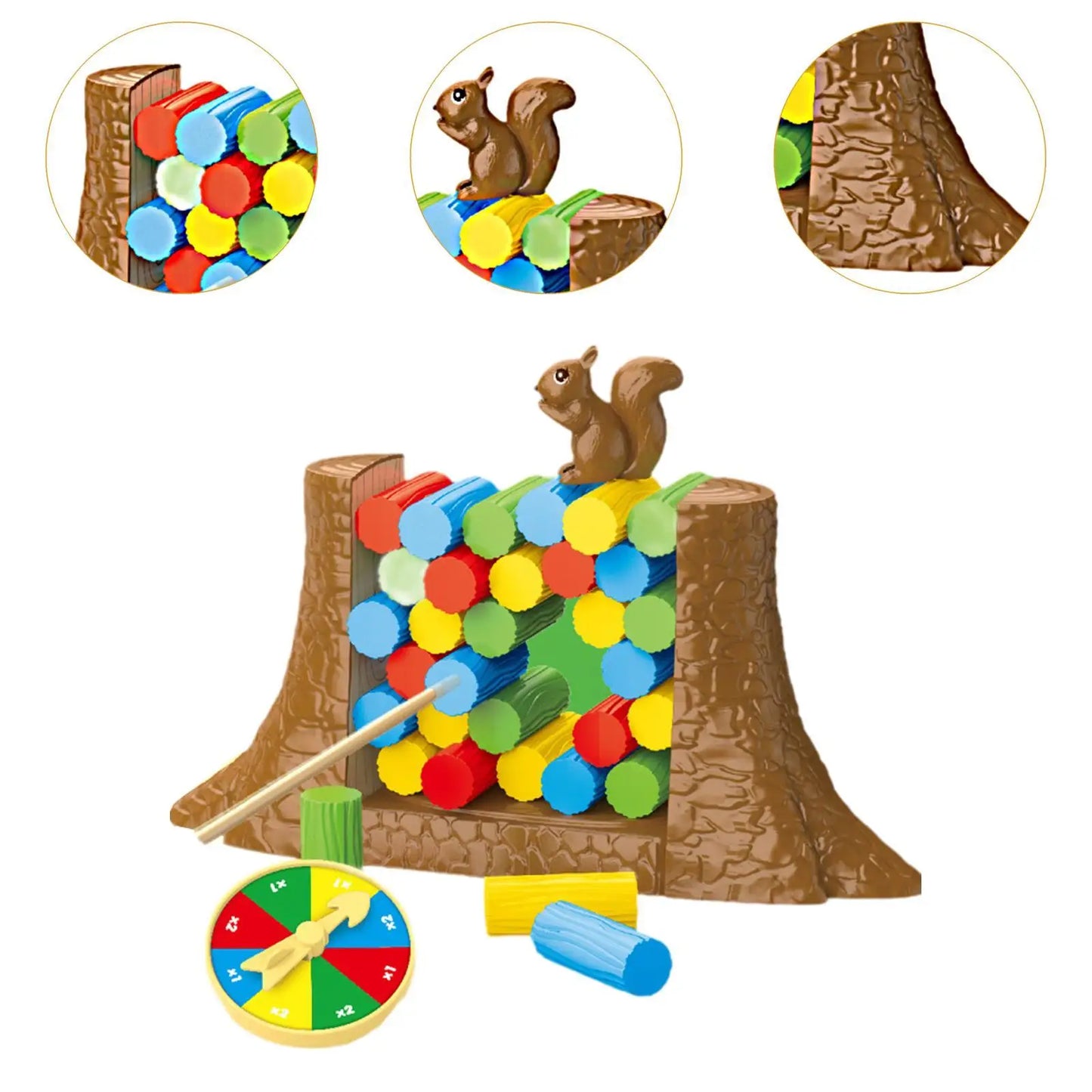 Stacking Blocks Puzzle Toy Board Game Tower Balance Game Balancing