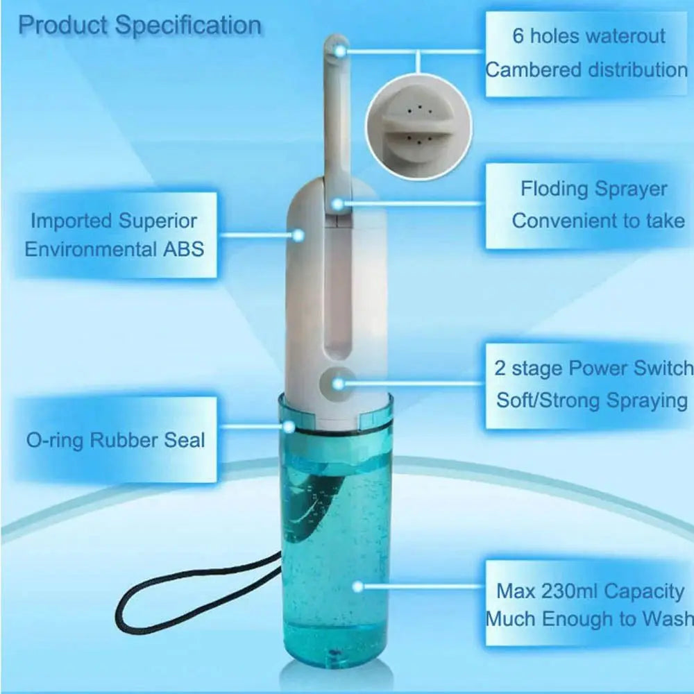 Handheld Bidet Sprayer Portable Bidet Sprayer Electric USB Charge Women Baby Shower Bidet Sprayer Cloth Diaper Spray Attachmen Wosponer Store