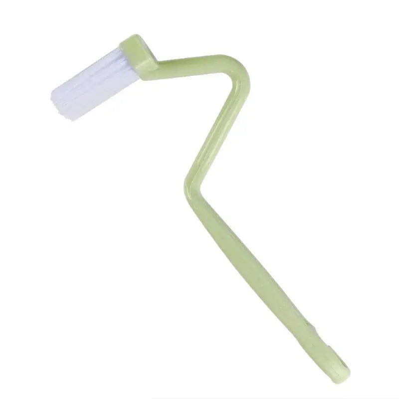 Toilet Cleaning Brush S Shape Portable Wc Scrubber Curved Side Bending