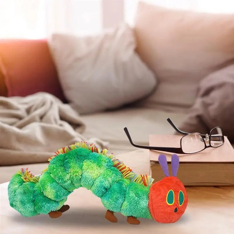 22CM Caterpillar Soft Toy Green Cotton Caterpillar Plush Animal Dolls