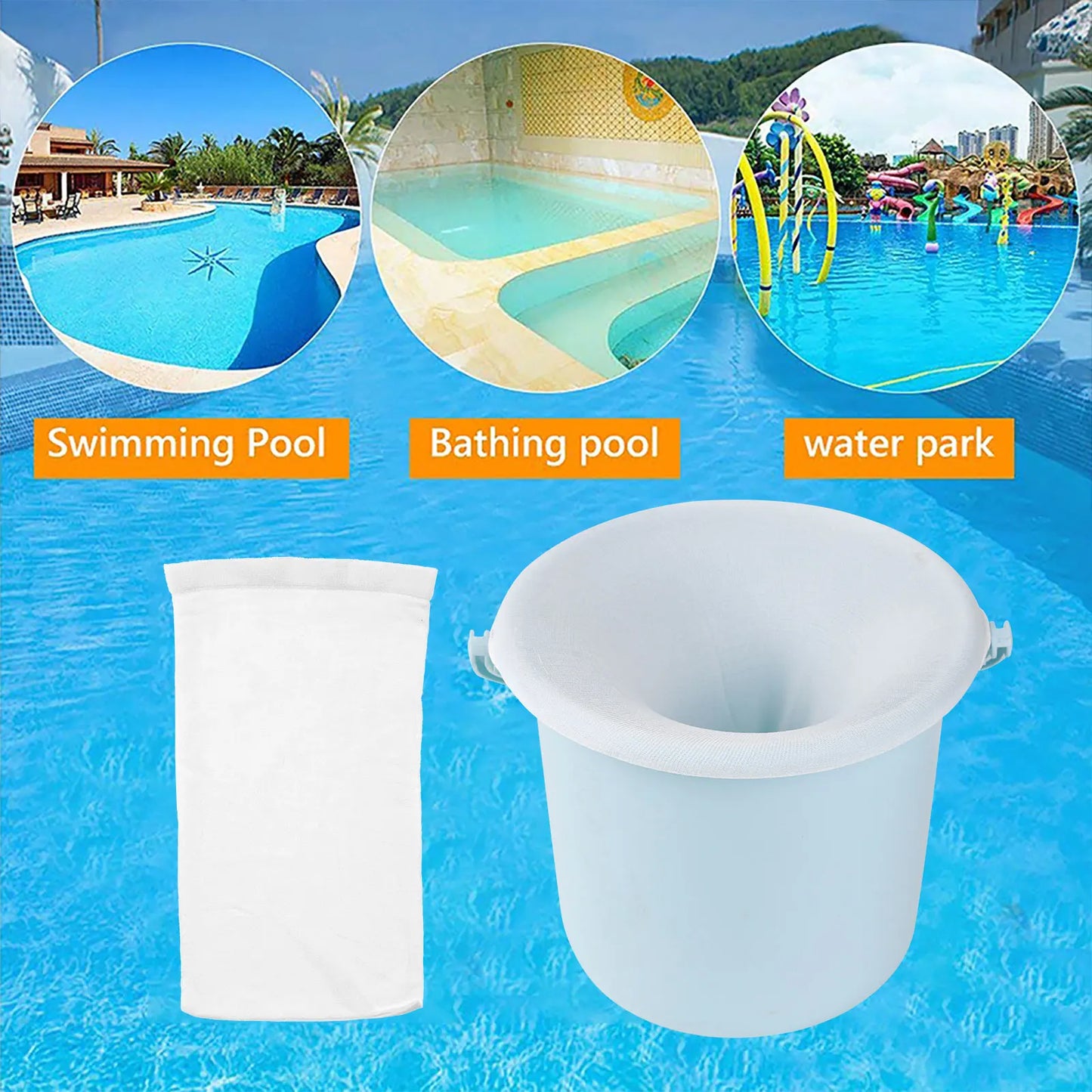Trap Debris: Skimmer Basket Socks for Clean Pools
