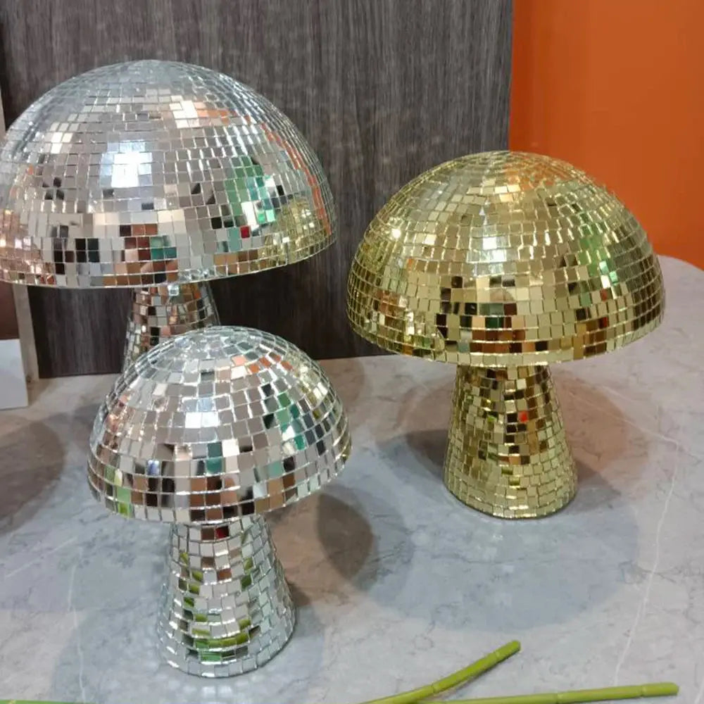 Disco Mushrooms Bedroom Decoration Disco Ball Mushroom Wedding AliExpress