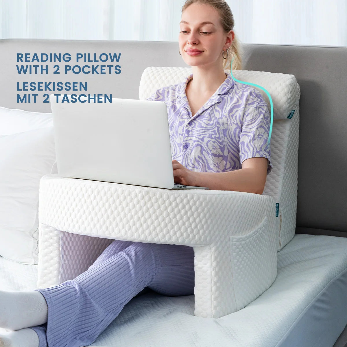 ComfortPlus Ergonomic Lap Desk – Gaming & Reading Made Easy!