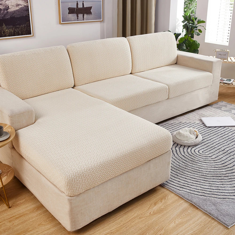 Premium Stretch Velvet Sofa Cover – Washable, Non-Slip, Pet & Kid Friendly