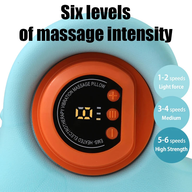 PulseComfort: EMS Neck Massage Pillow KEMOKO Beauty Store