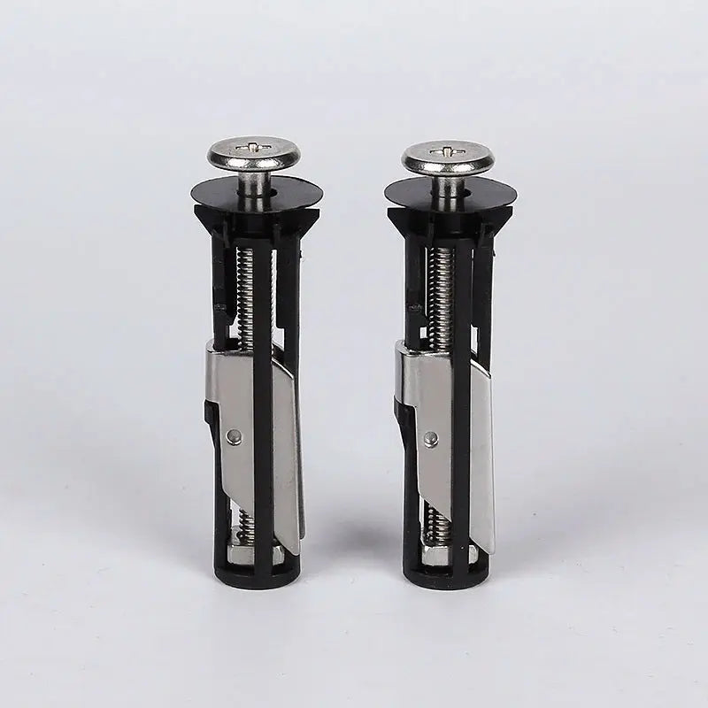 2 PCS Universal Stainless Steel Water Tank Toilet Seat Hinges Bolts