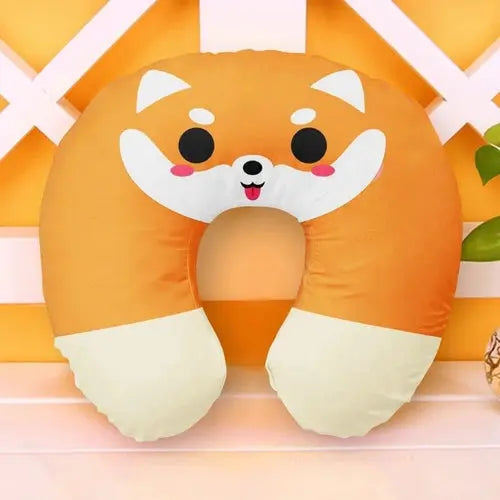 Cute Cartoon INS Style Travel Neck Pillow U-Shaped Panda Rainbow Cloud