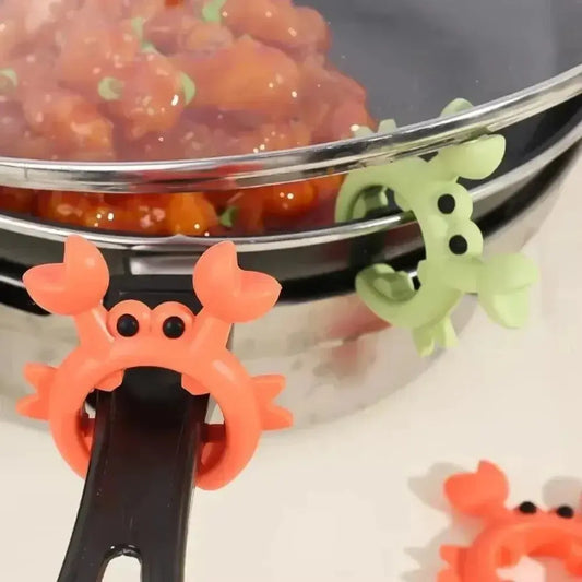 CrabbyGrip Spoon Holder – No More Messy Counters! HOME DRESS Store