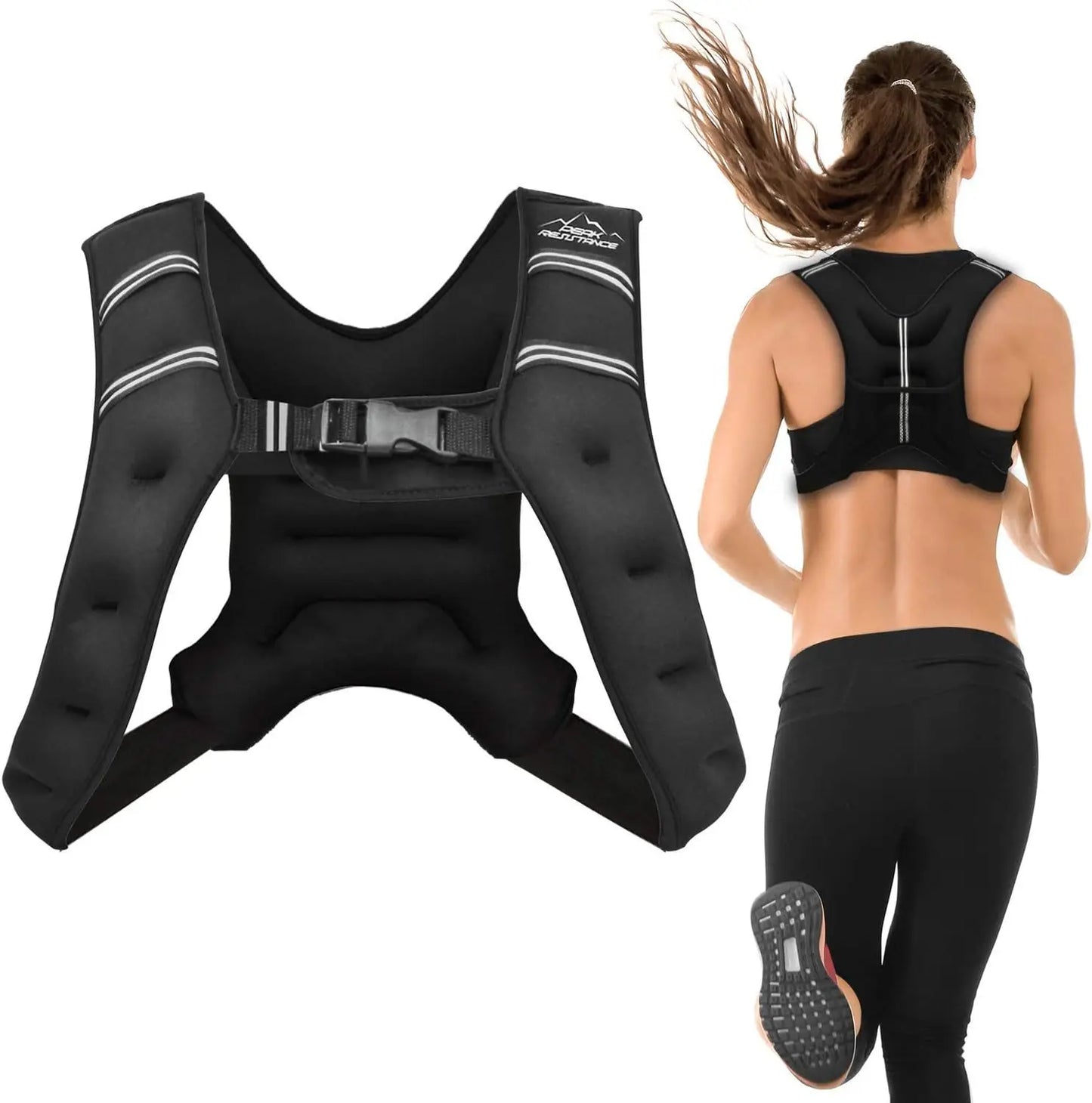Weighted Vest Workout Equipment, 12lbs/5.44kg Body Weight Vest for Men, Women, Kids
