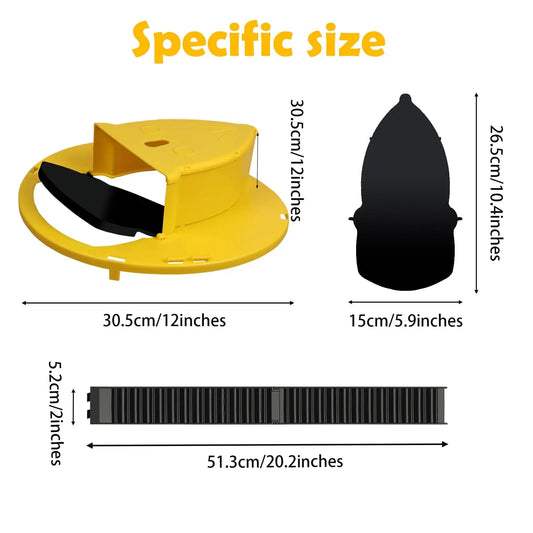 Mouse Trap Flip and Slide Bucket Lid Mice Rat Trap For Indoor Outdoor Multi Catch Auto Reset Stone's Store