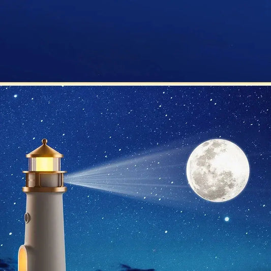 Dream Lighthouse Moonlight Moon Projection Lighthouse Creative