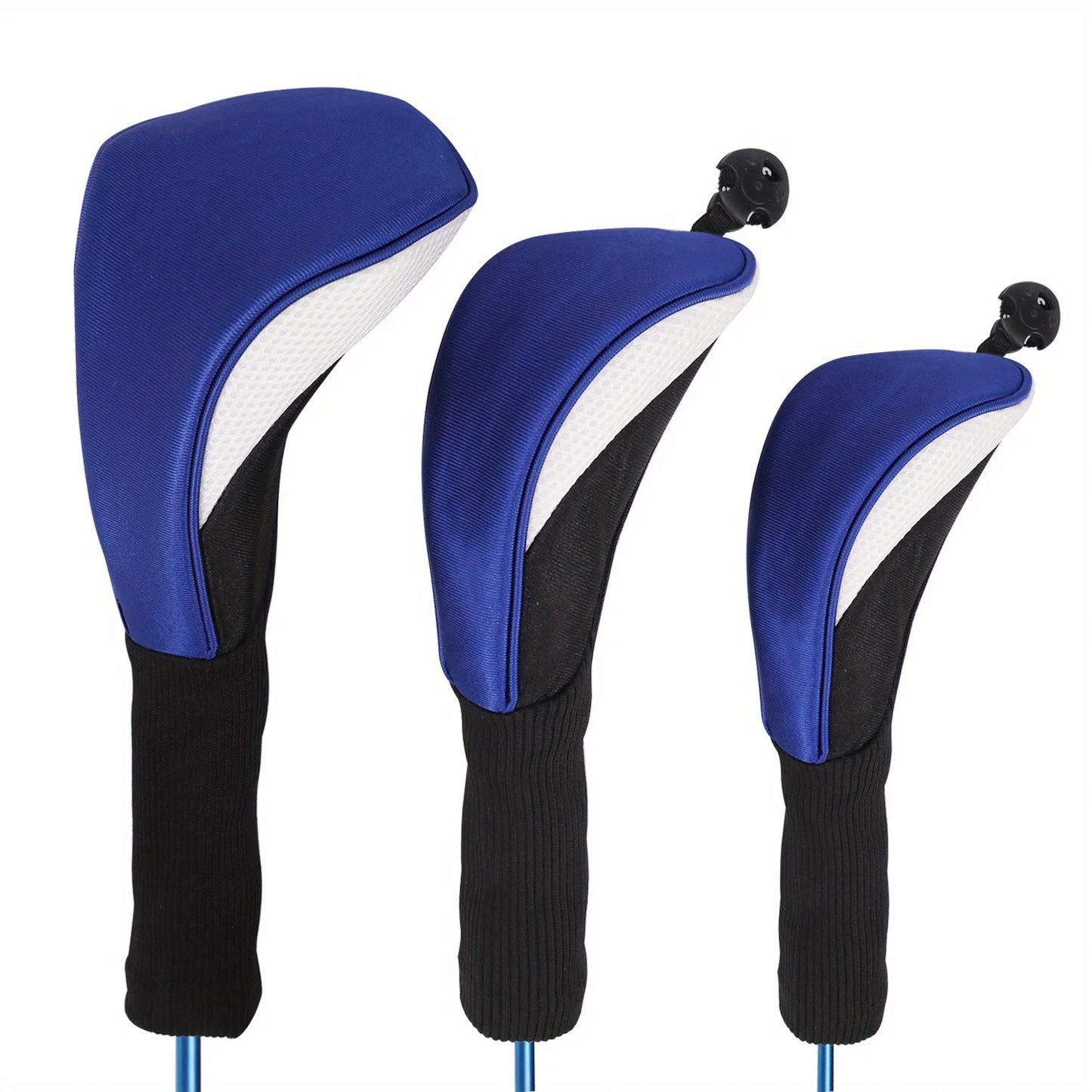 Golf Headcovers Set - Perfect Fit Driver, Fairway Wood, And Hybrid
