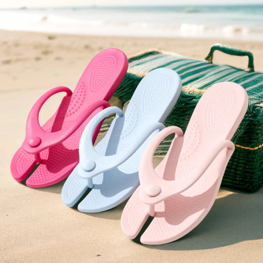 Pantuflas plegables TravelFlip™ ✈️ — Comodidad de bolsillo en cualquier lugar