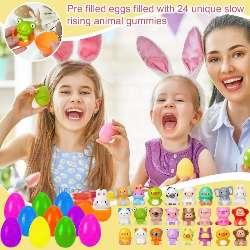 SquishEggs™ Surprise – Prefilled Easter Eggs with Slow-Rise Squishy Toys