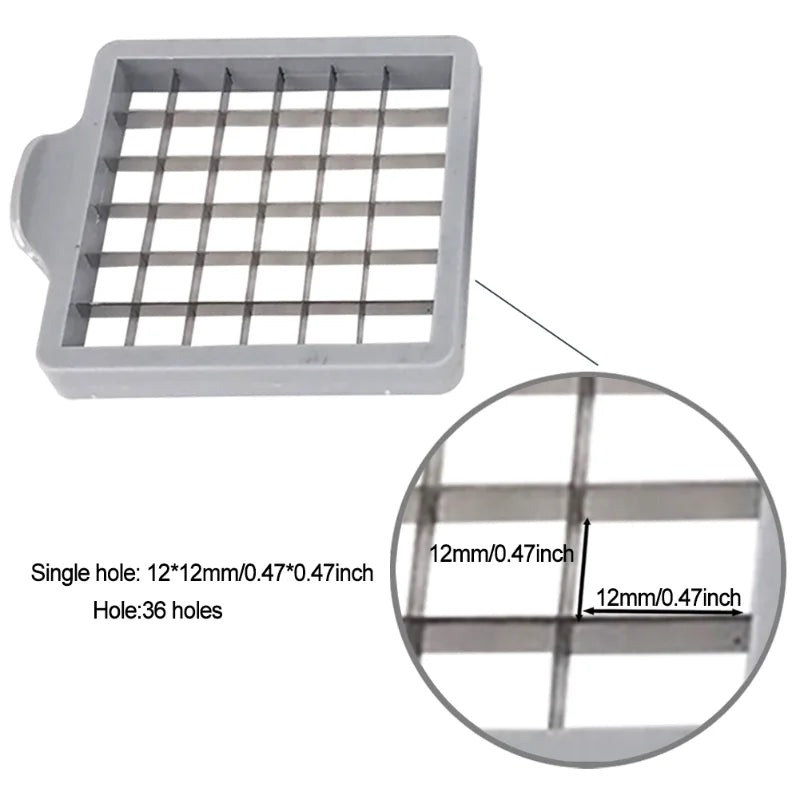 Stainless Steel Manual Potato Cutter Shredder French Fries Slicer