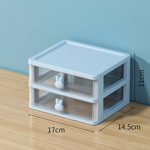 Transparent Desk Organizer Drawer Cute Plastic Clear Organizing Boxes