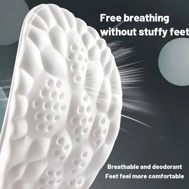 4D Cloud Sports Insoles - Arch Support & Breathable Comfort