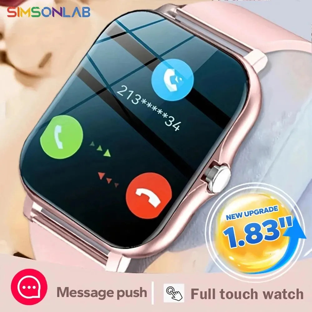 New SmartWatch 1.83" Big Color Screen Full Touch Custom Dial Smart