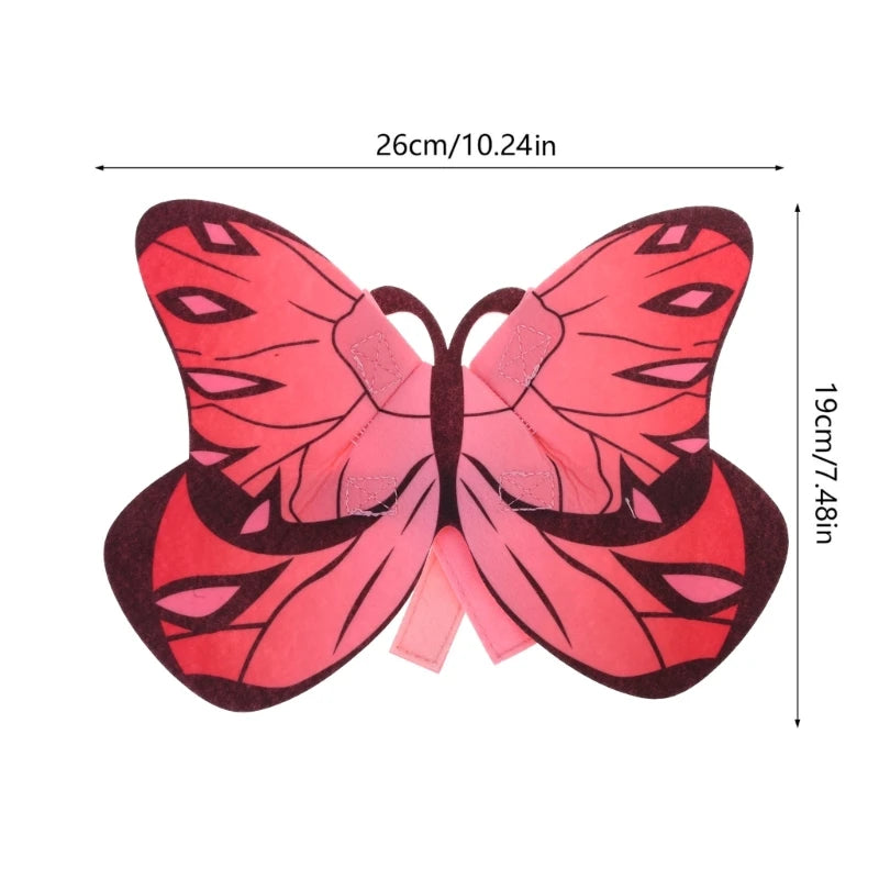 Colorful Pet Cosplay Butterfly Theme Wing Photo Props Suitable Cats