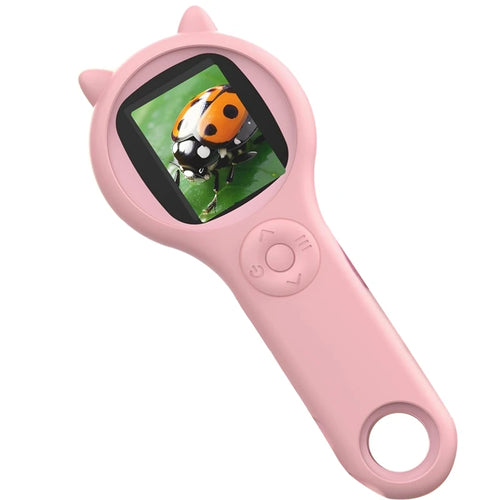 Microscope For Kids - Portable Handheld Magnifying Glass Digital