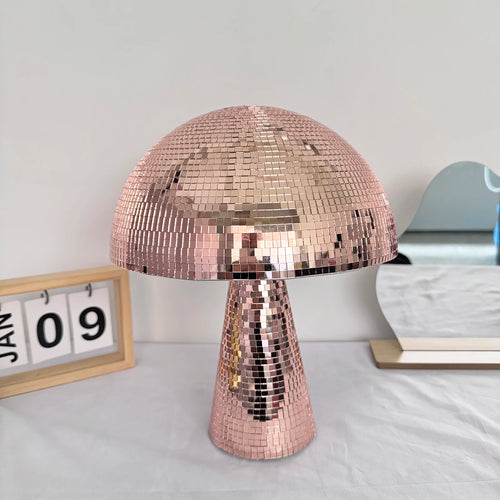 Retro Reflective Mushroom Shape Disco Mirror Ball DJ Light Modern Home
