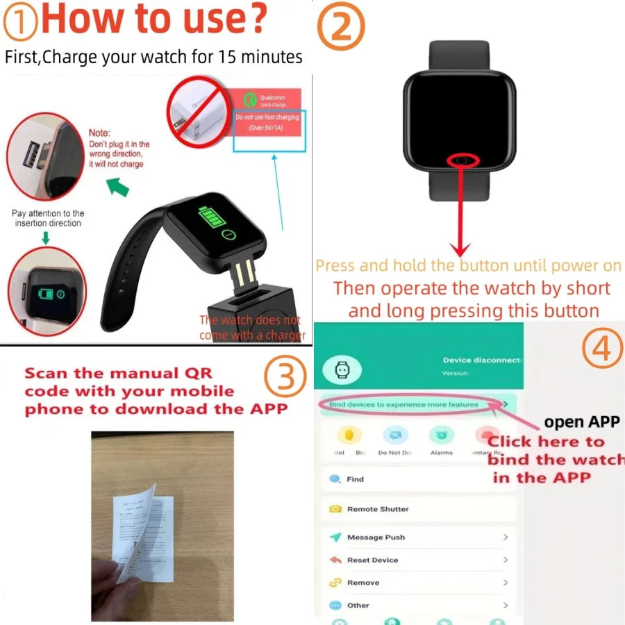 Multifunction Smart Watch For Men And Women