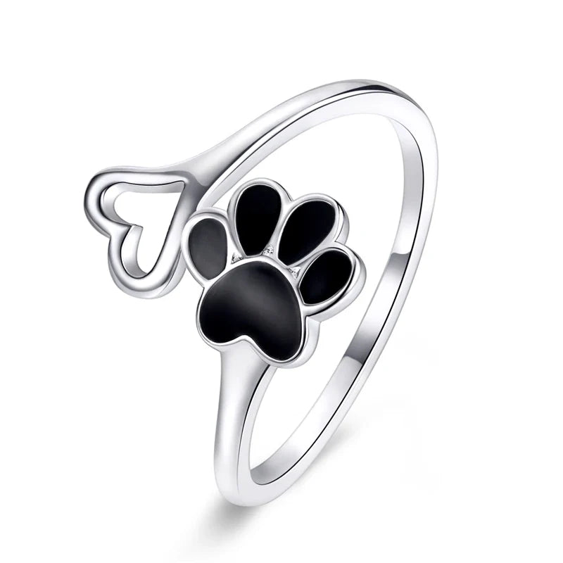 Adjustable Rings Real 925 Sterling Silver Stackable Engagement Zircon Open Size Rings For Women Jewelry