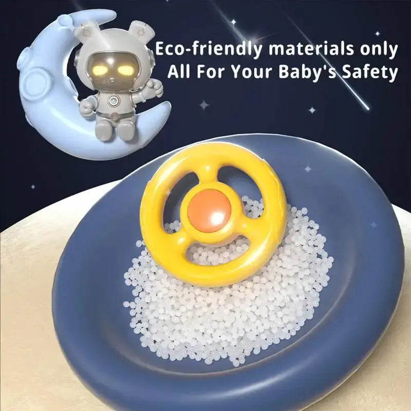 Racing Car Electronic Adventure Game Steering Wheel Driving Toy Children Simulation Vehicles With Music Sound For Kids Baby Gift Stone's Store