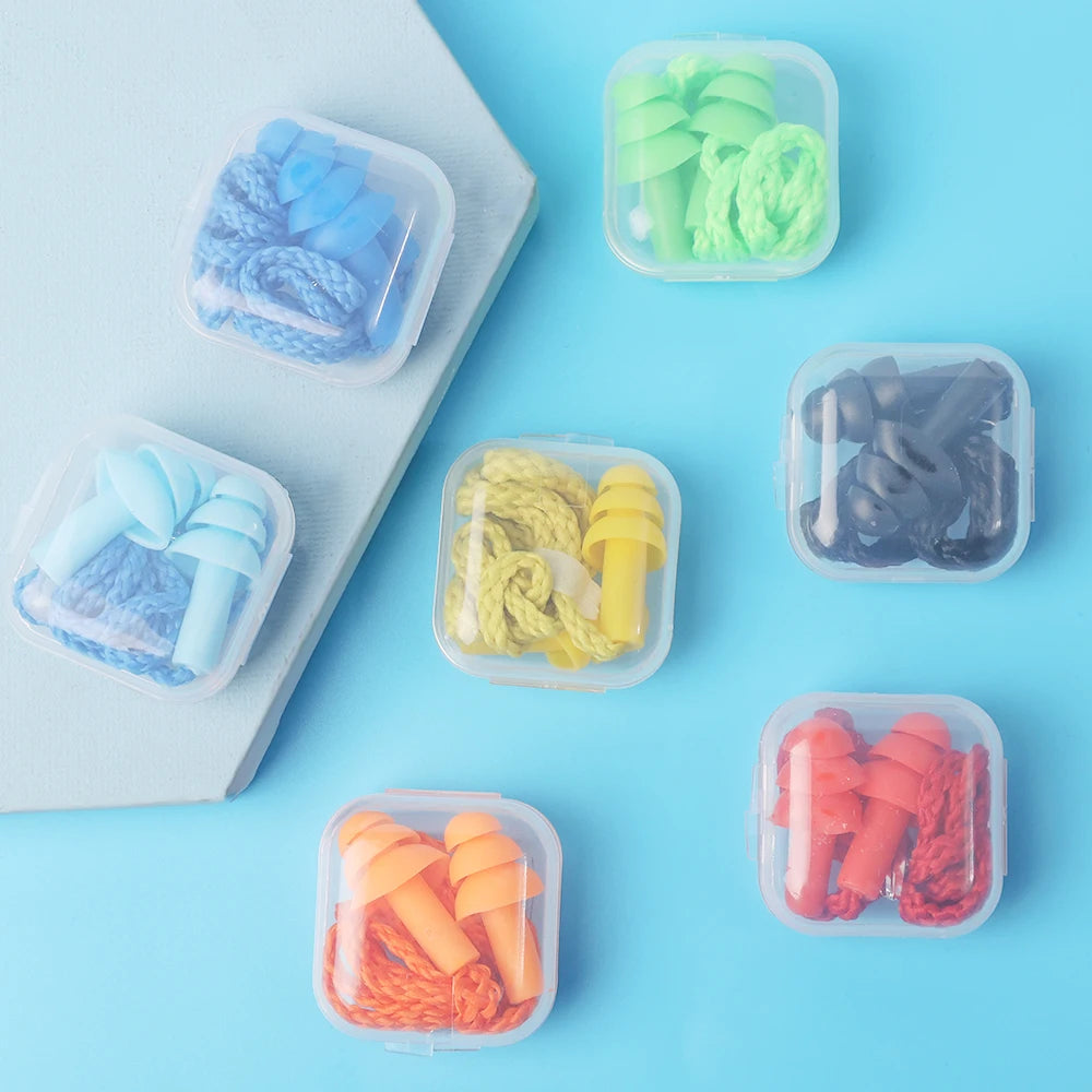 Silicone Corded Ear Plug Protector Anti Lost Reusable Hearing AliExpress