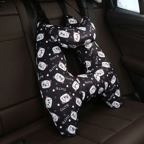 Cute Animal Pattern Kid Neck Head Support U-Shape Children Travel