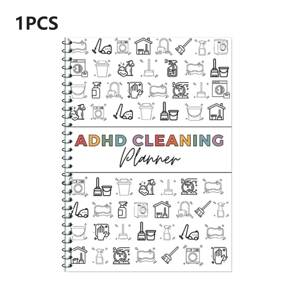 Tidy Mind: ADHD Cleaning Planner Notebook