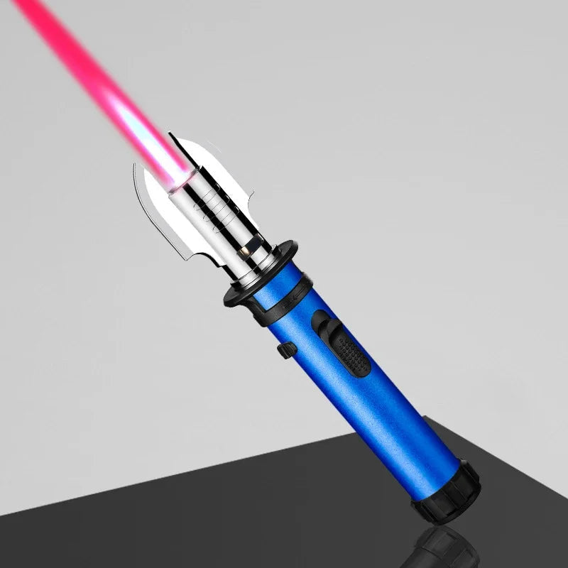 Turbo Torch Jet Gas Lighter High Firepower Windproof Spray Gun Kitchen Cooking Smoking Accessories Jewelry Welding Cigar Lighter Unusual lighters Store