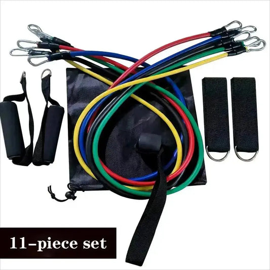 11pcs/Set Pull Rope, Resistance Bands, Portable Fitness Equipment,