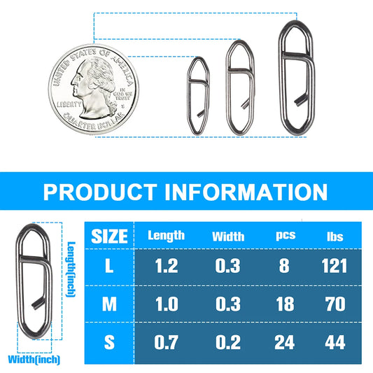 QuickSnap™ Fishing Clips – Fast Lure Changes, Zero Hassle