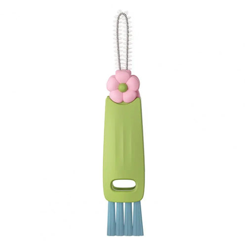 Multifunctional Brush Stiff Bristle Cup Lid Brush for Bottles Gaps