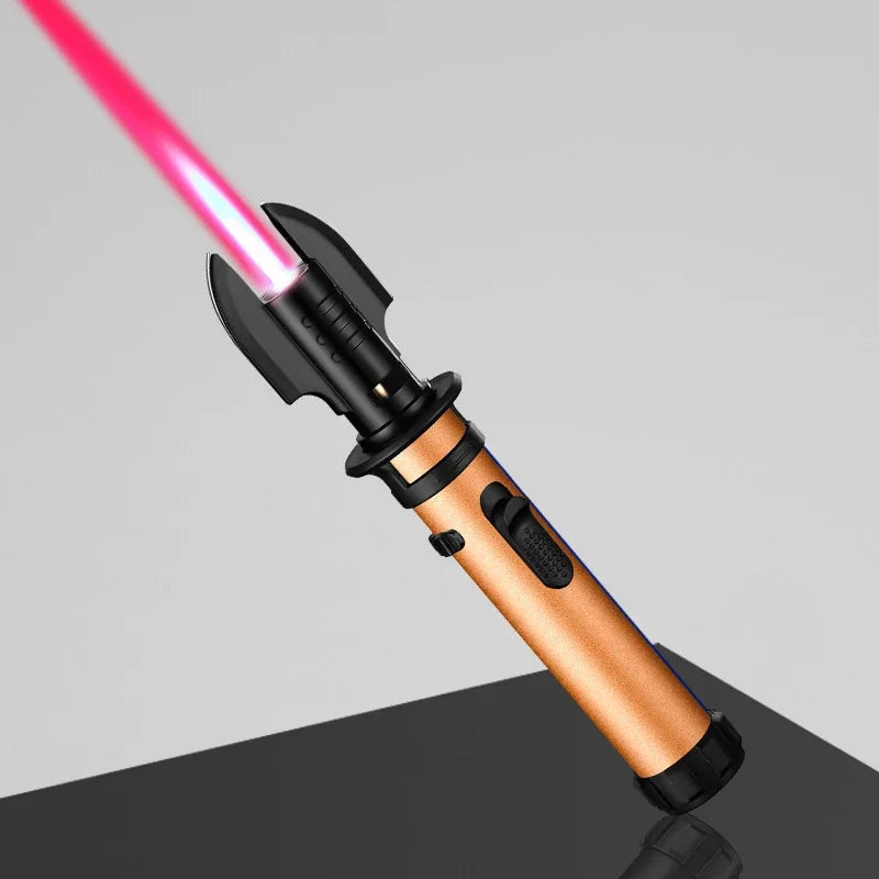 Turbo Torch Jet Gas Lighter High Firepower Windproof Spray Gun Kitchen Cooking Smoking Accessories Jewelry Welding Cigar Lighter Unusual lighters Store