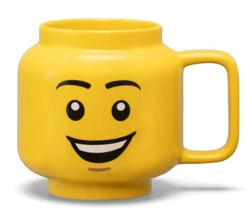 Cartoon Ceramic Mug Cup 250ML with Cute Impish Expression Figure Head