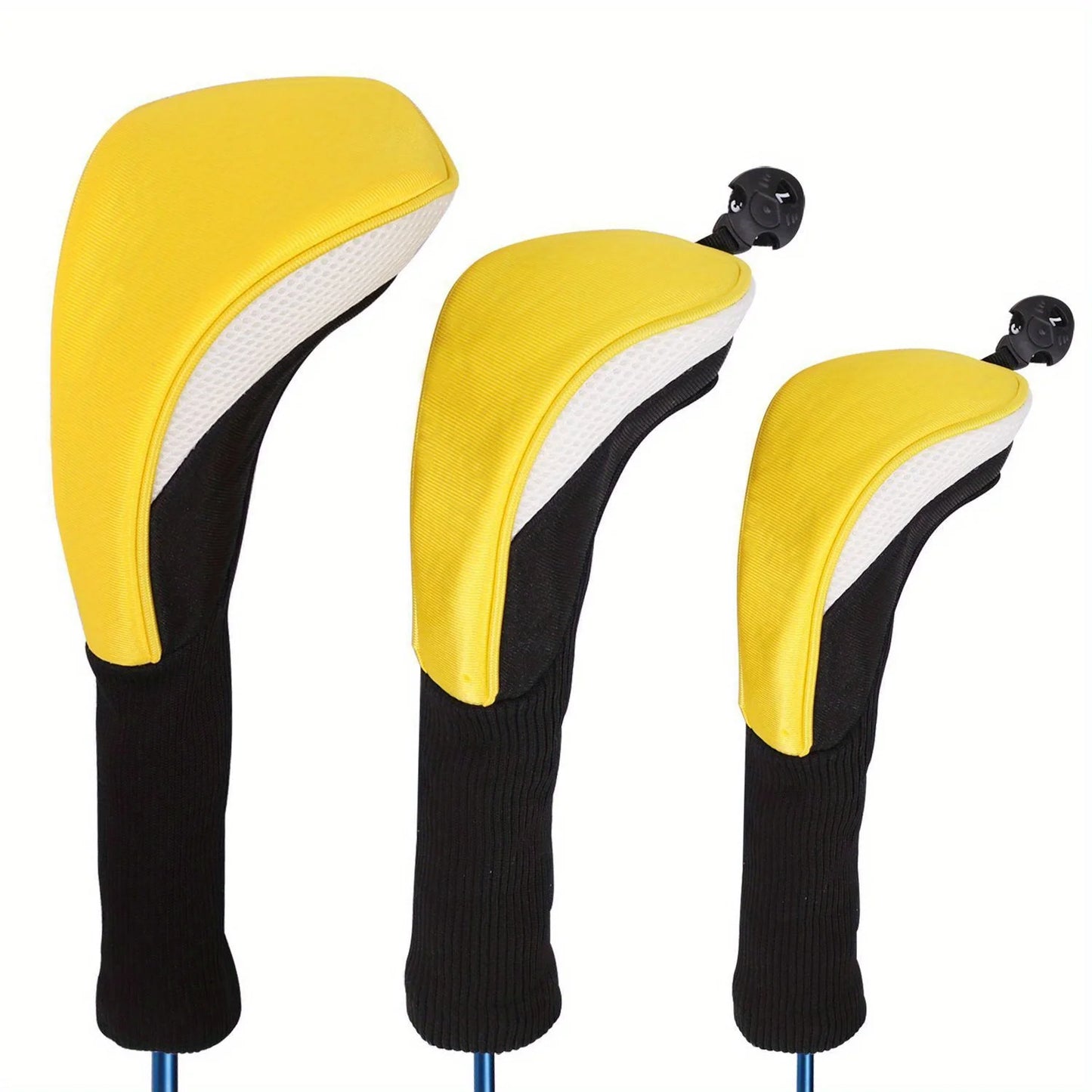 Golf Headcovers Set - Perfect Fit Driver, Fairway Wood, And Hybrid