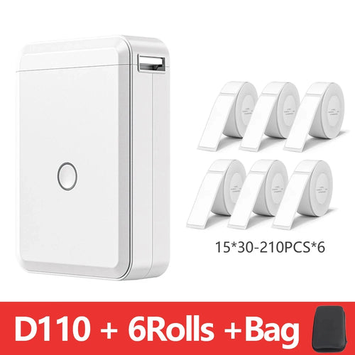 Niimbot D110 Portable Mini Printer Thermal Adhesive Sticker Label