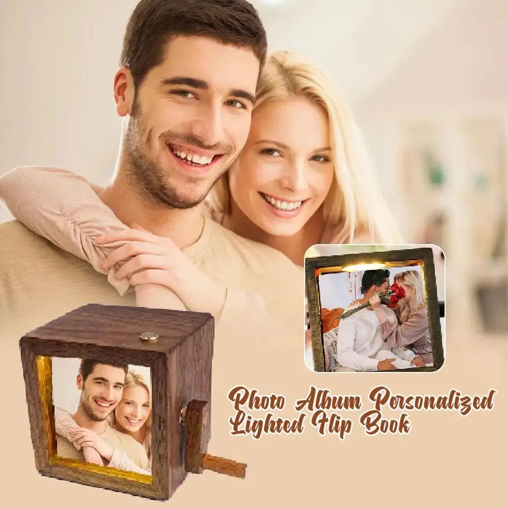 Customised Flip Book 2025 Valentine's Day Gift Glow Custom Photo 8pcs AliExpress