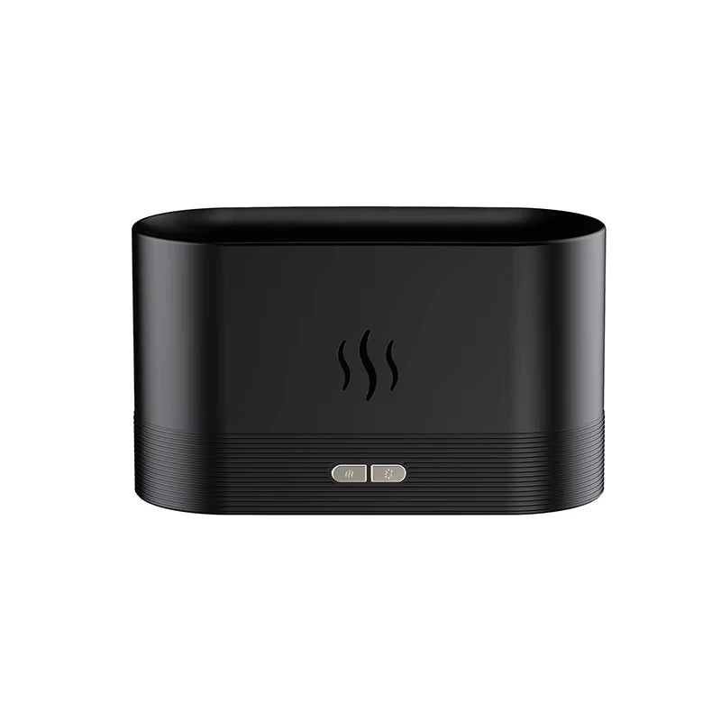 Vissko Aroma Flame Diffuser 180ML Air Humidifier Ultrasonic Aromatherapy Cool Mist Maker Essential Oil Lamp Difusers For Home Stone's Store