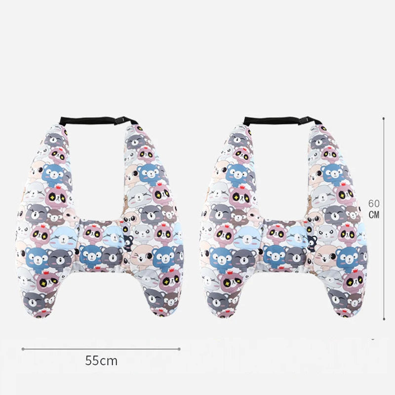 Cute Animal Pattern Kid Neck Head Support U-Shape Children Travel