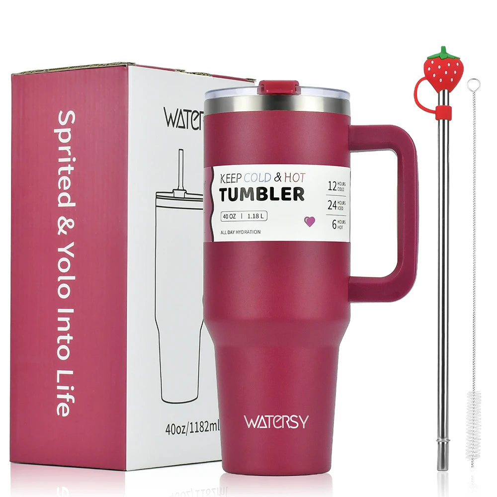 ThermoMax 40oz Insulated Mug with Handle™ Watersy Store