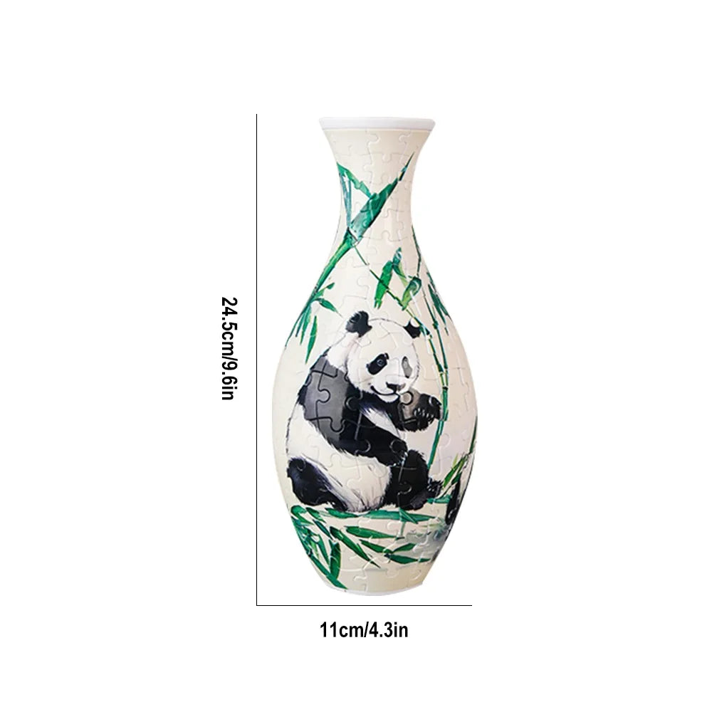 Creative Bloom: Build Your Own 3D Puzzle Vase